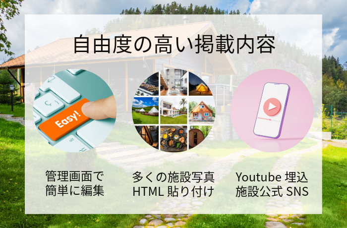 高い自由度で施設の魅力を最大限にアピール｜情報発信サイトCotte (コッテ)