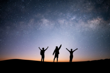 星空が最高なグランピング