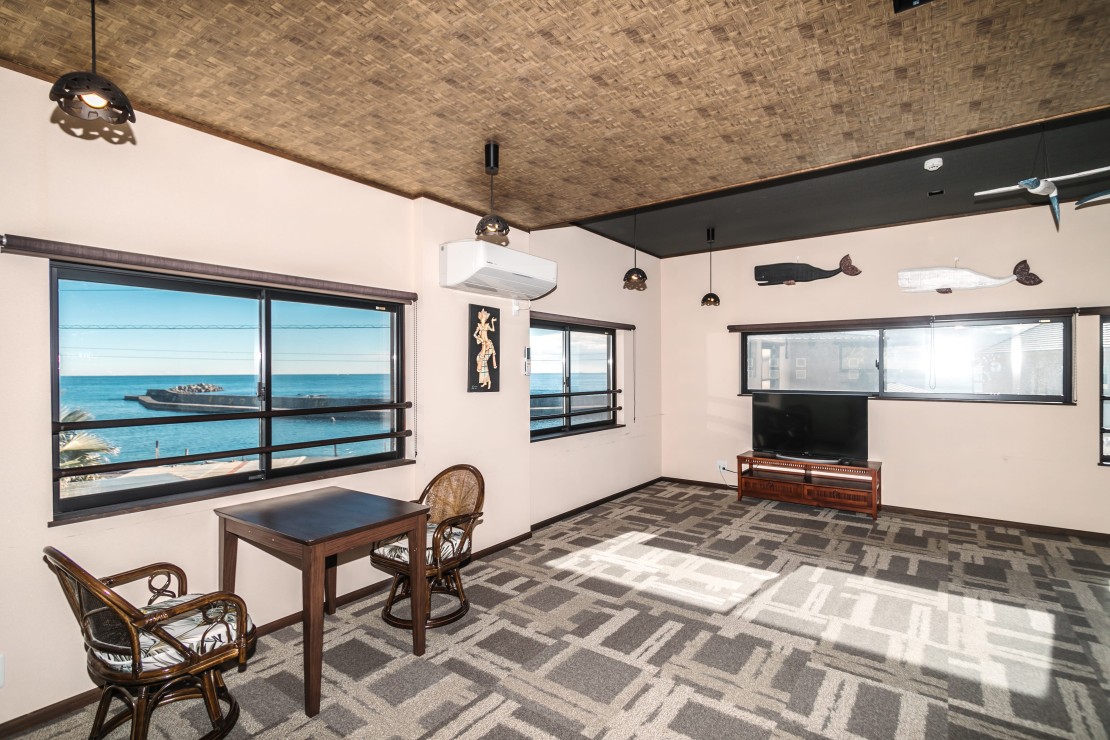 デュエットリゾート千倉アジアンベイ｜千葉県・館山・南房総｜海一望2F洋室