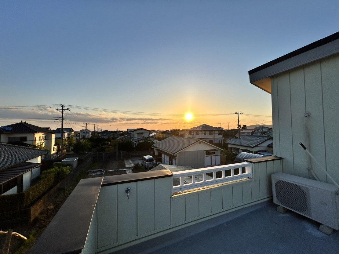 K’sVillage平砂浦ハウスS｜千葉県・館山・南房総｜［サンセットテラス］テラスからはサンセットが楽しめます！