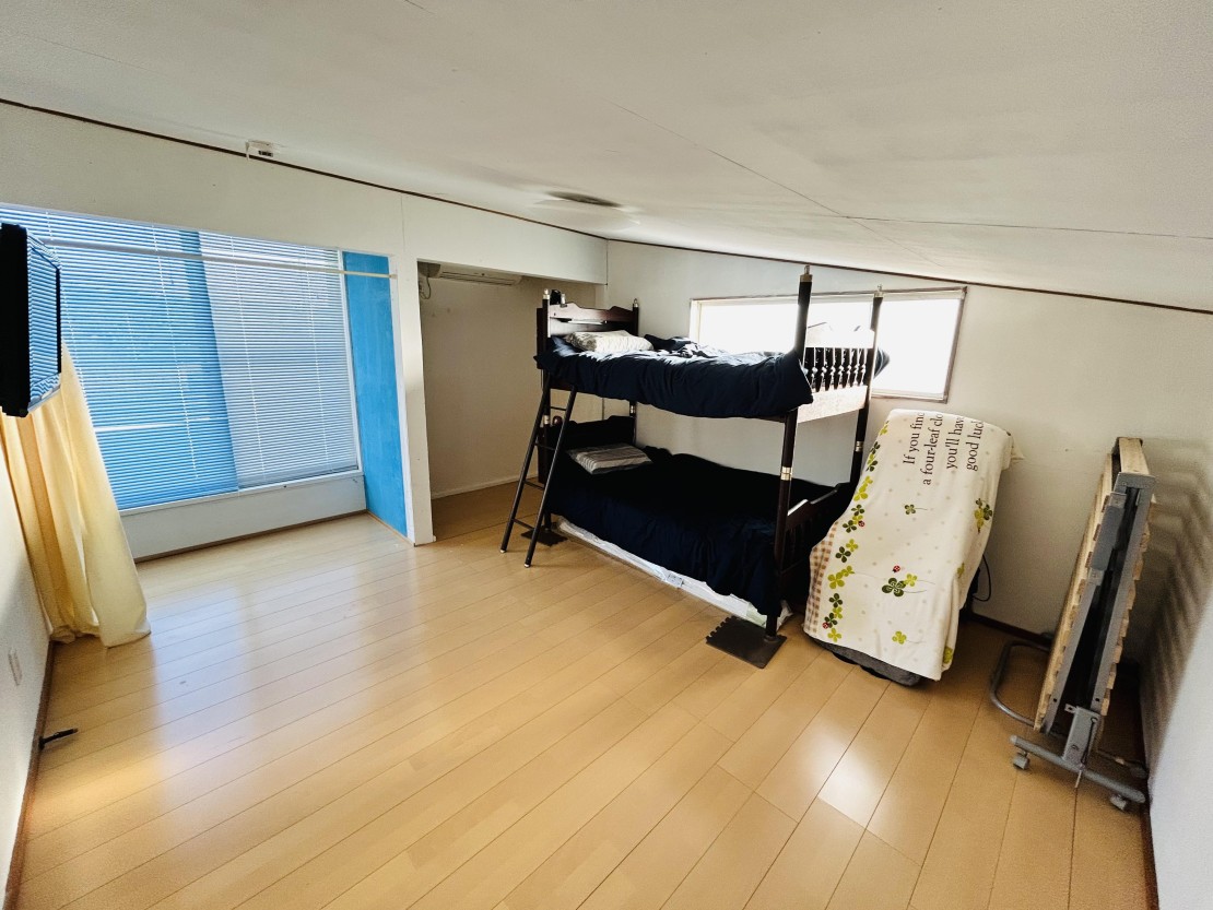 K’sVillage平砂浦ハウスS｜千葉県・館山・南房総｜大人数の時はこちらも使用できます！
※子供たちにも大人気の二段ベット！