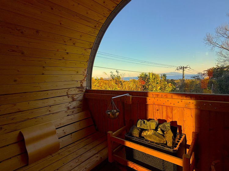 静岡県 伊豆高原のコテージ｜ポッケまほろの写真：サウナ