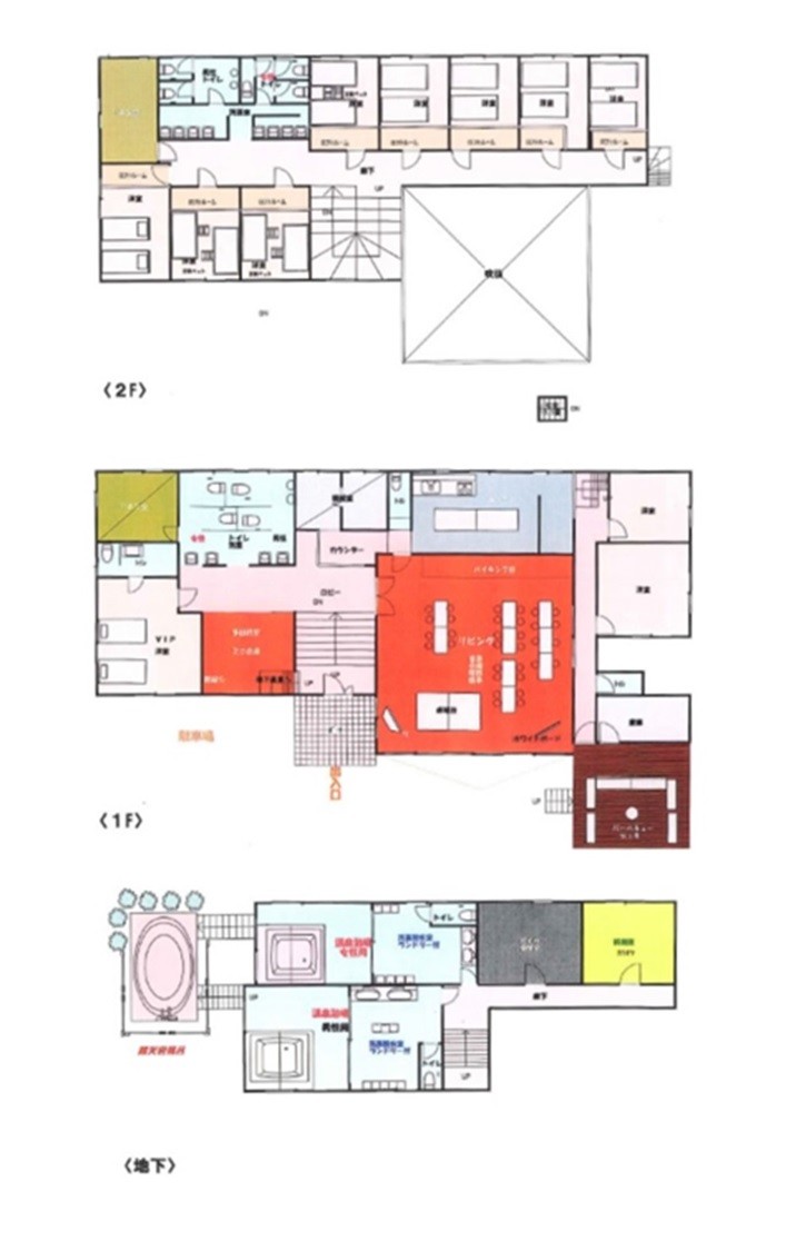 大型コテージ　ポニーテール｜静岡県・伊豆高原｜間取図