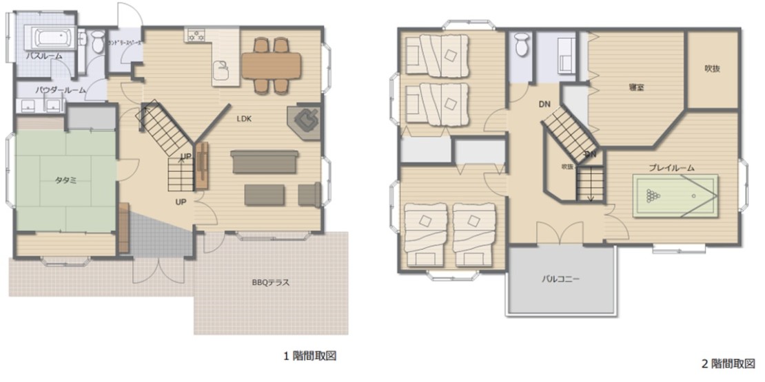 スコッチハウス｜静岡県・伊豆高原｜間取図