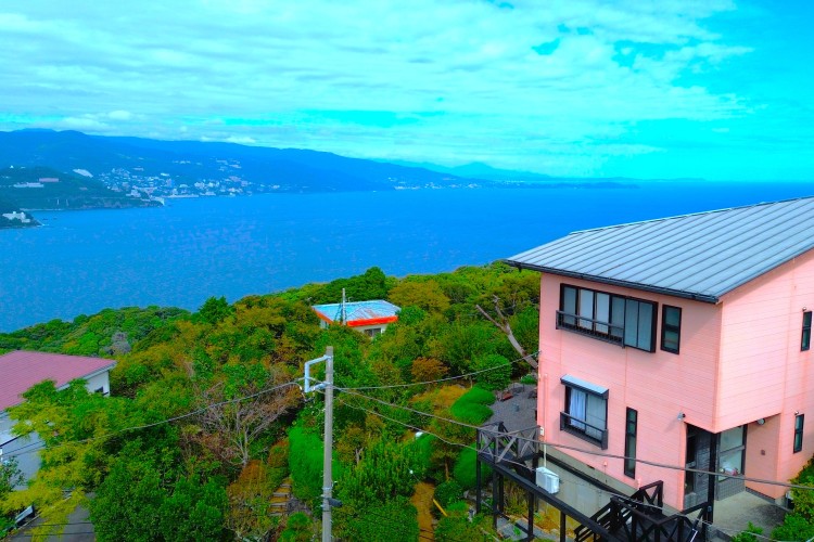 静岡県 熱海のコテージ｜トップビュー熱海の写真：熱海を一望