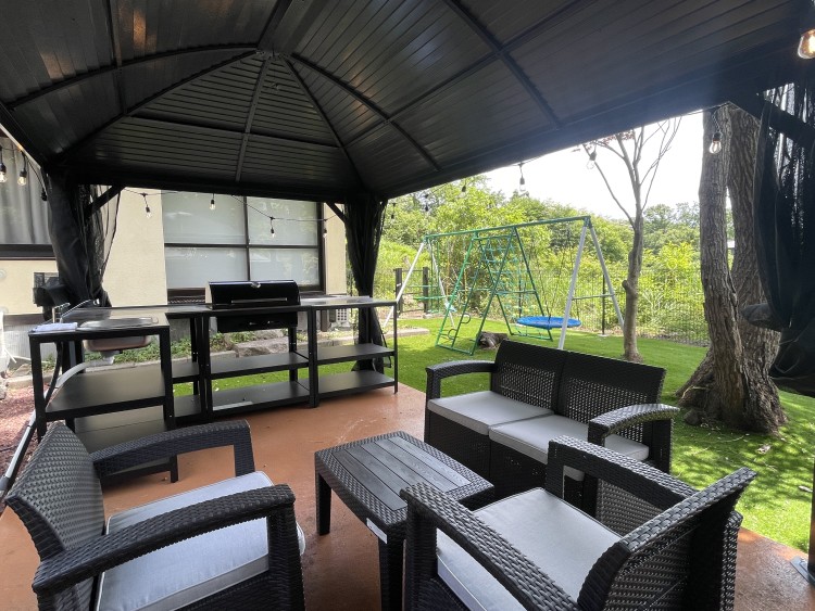 静岡県 伊豆高原のコテージ｜高原エールの写真：BBQガゼボ