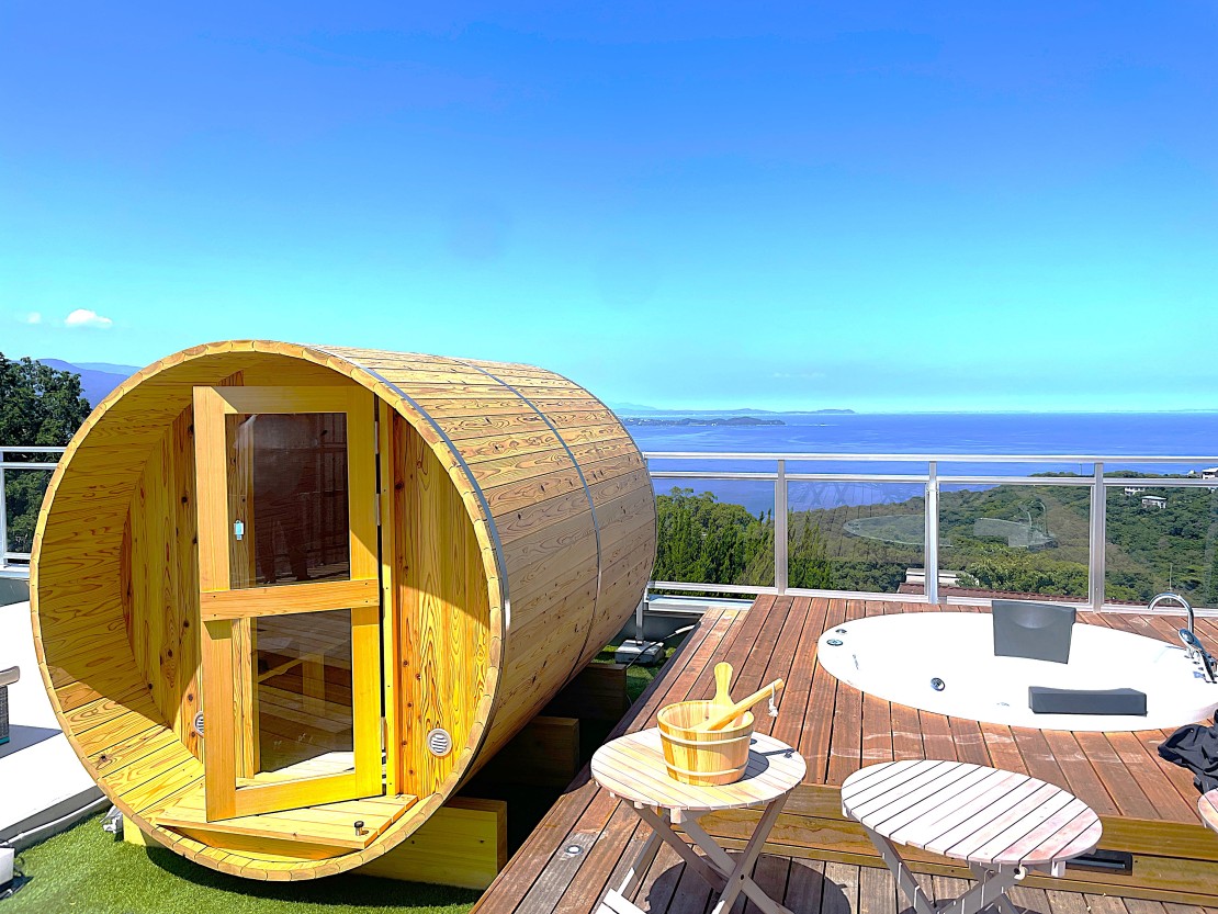 熱海のデザイナーズヴィラ　蒼 -ATAMI VILLA-｜静岡県・熱海｜オーシャンビュージャグジー＆サウナ