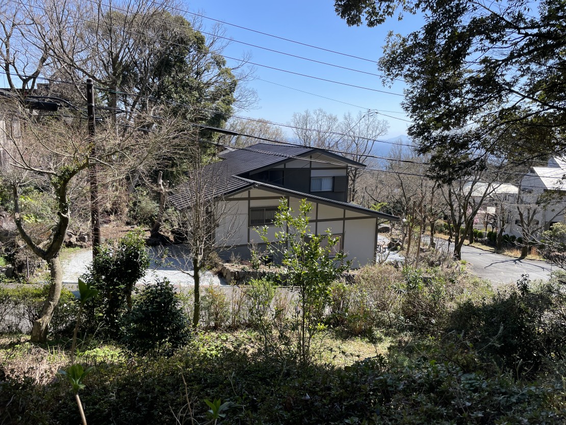 静岡県 伊豆高原のコテージ｜パルフォーレ伊豆の写真：外観　海を望みます