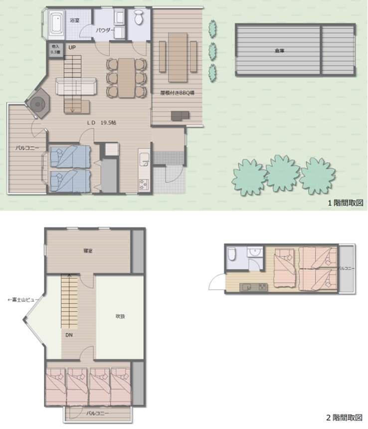プラネット｜静岡県・中伊豆｜間取図