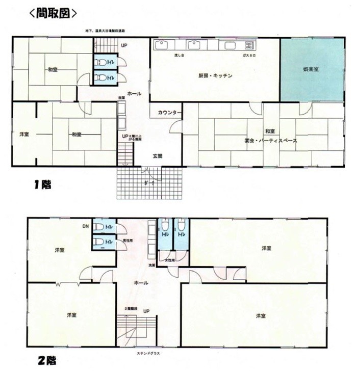 SEIRINKAN annex　別邸 静林館｜静岡県・伊豆高原｜館内間取図