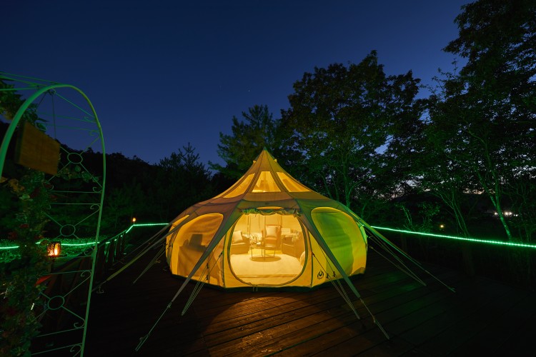 兵庫県 神戸・有馬・明石のグランピング｜立杭てらすの写真：夜のオニオン