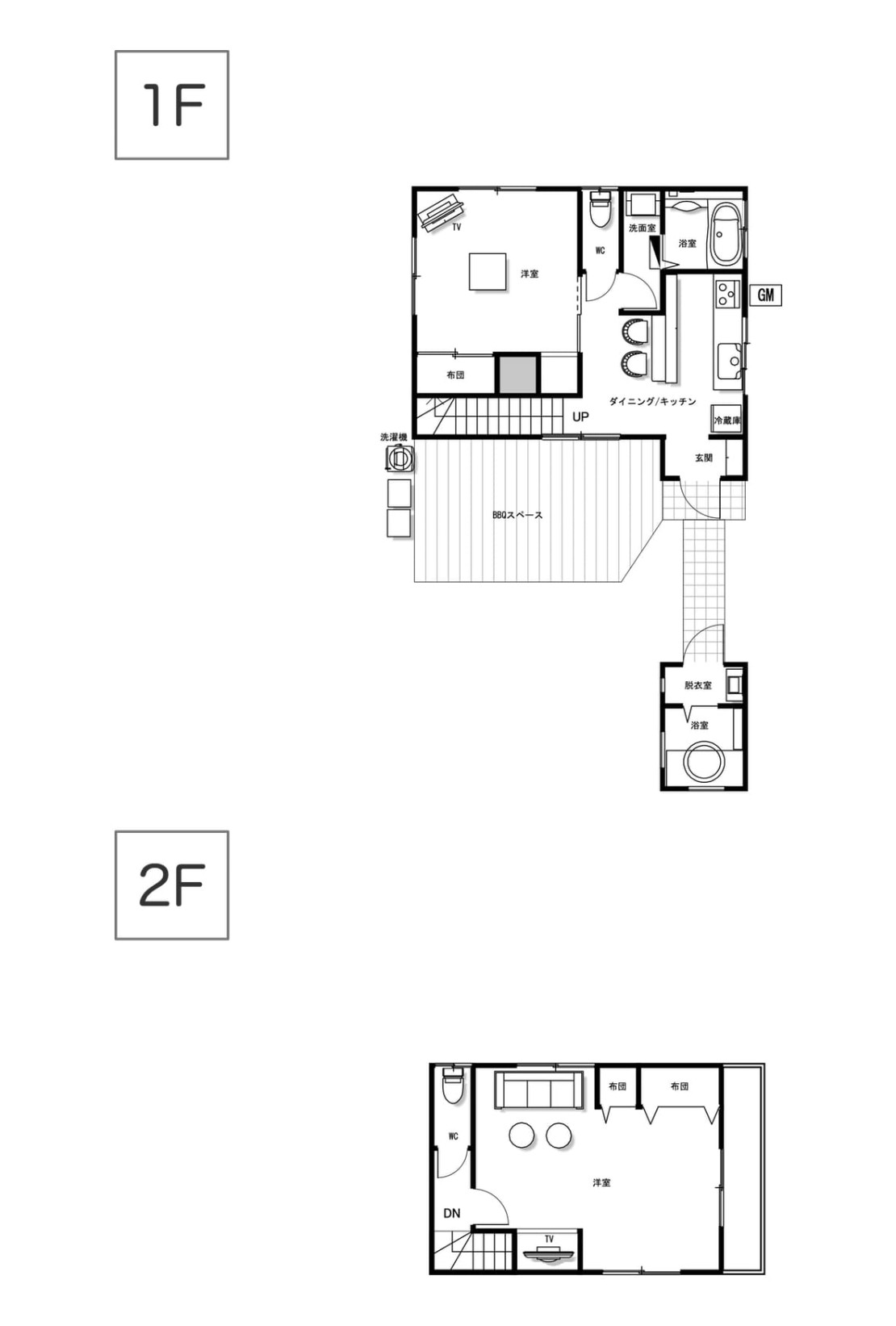 デュエットリゾート白浜ラン｜千葉県・館山・南房総の間取り写真｜