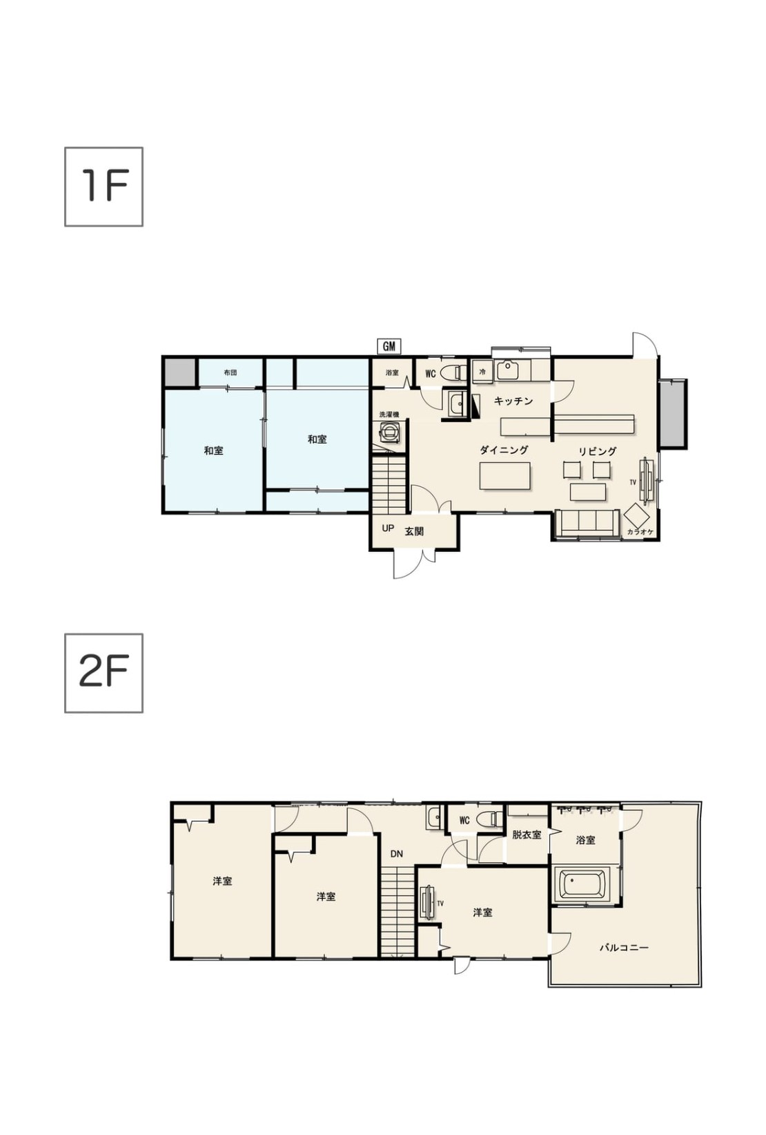デュエットリゾート白浜サルビア｜千葉県・館山・南房総の間取り写真｜