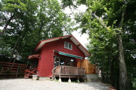 栃木県 那須・板室のコテージ｜ヒコヒココテージ那須の写真：タイプⅠ外観