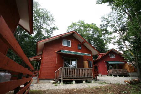 栃木県 那須・板室のコテージ｜ヒコヒココテージ那須の写真：タイプⅡ外観