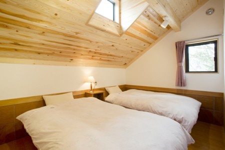 ヒコヒココテージ那須｜栃木県・那須・板室｜タイプⅡ寝室