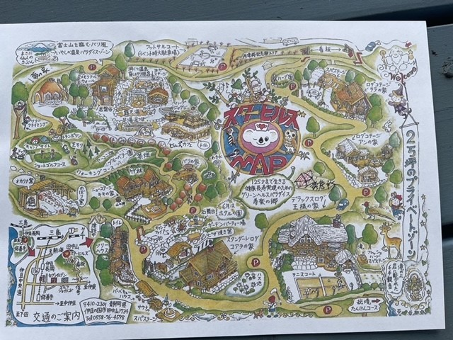 癒しの森スターヒルズ　ララの家｜静岡県・中伊豆｜敷地内地図