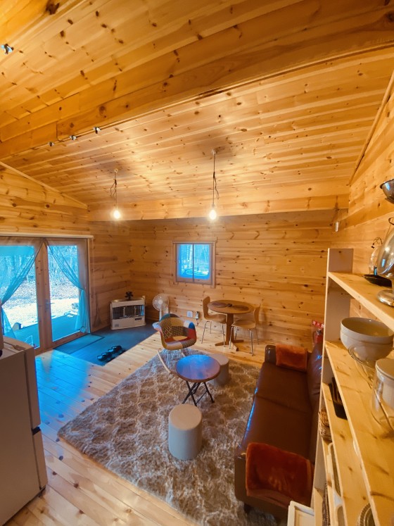 群馬県 北軽井沢・嬬恋・万座の貸別荘・コテージ｜森のログハウスSENの写真：素泊まりのコテージ