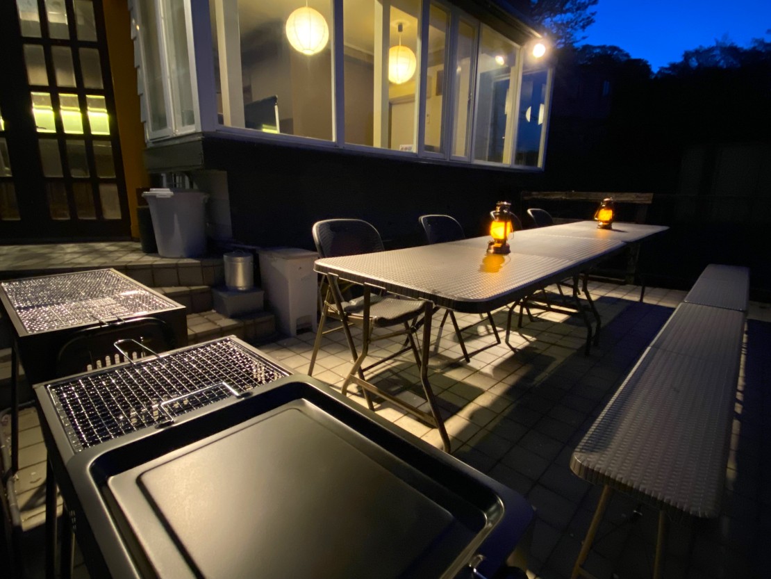 泊まれる居酒屋バル｜静岡県・伊豆高原｜BBQテラス