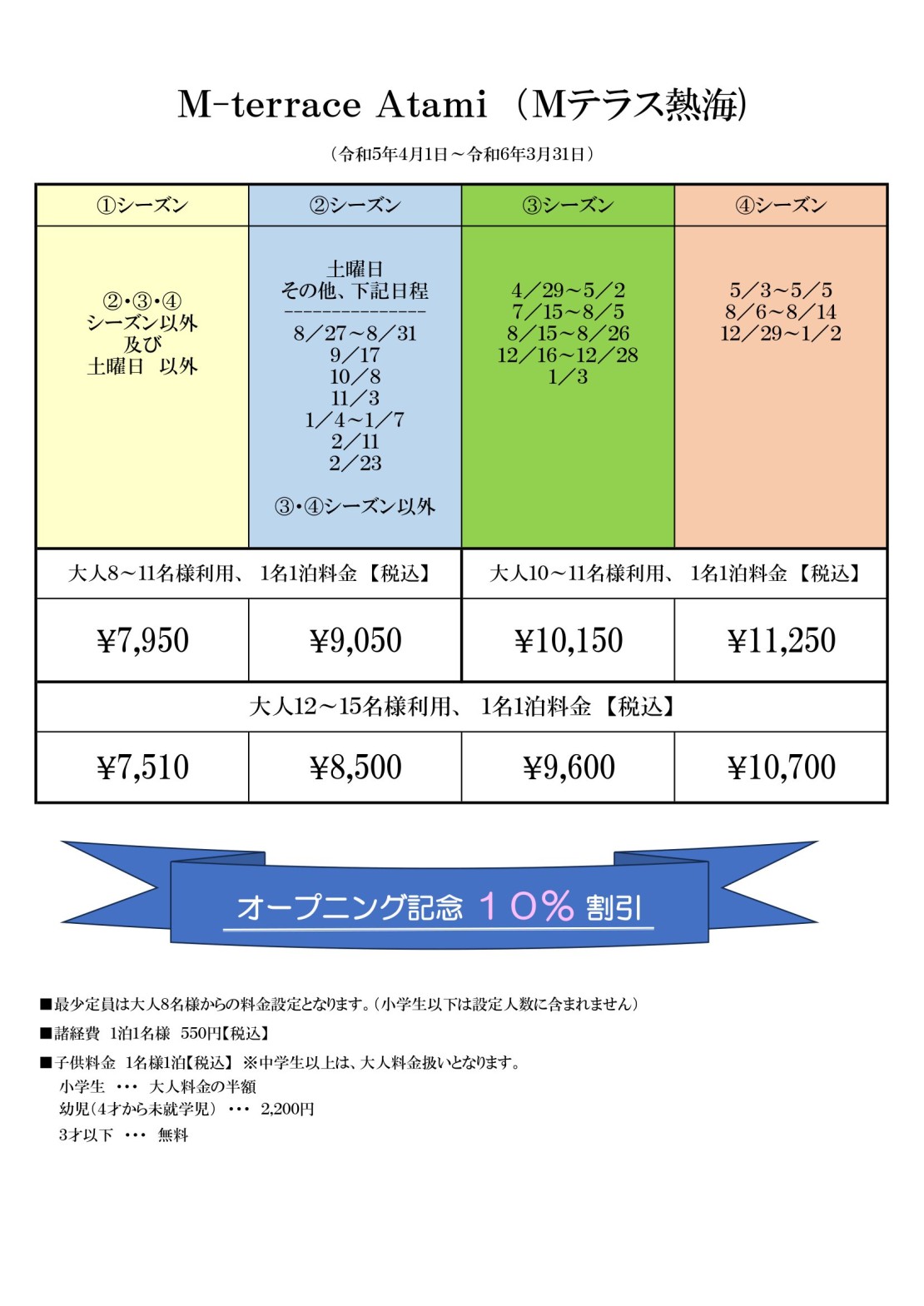 M-terrace Atami｜静岡県・熱海｜オープン記念で最大10％お値引き！！