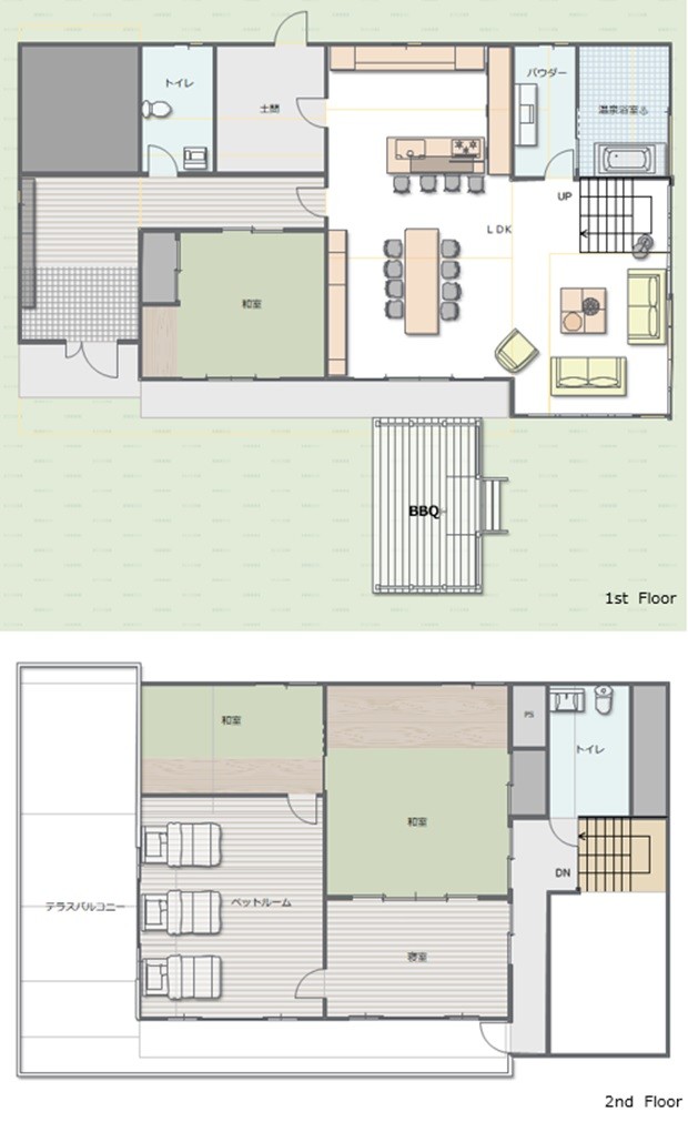 ヴィラ・エーゲ｜静岡県・熱海｜間取図