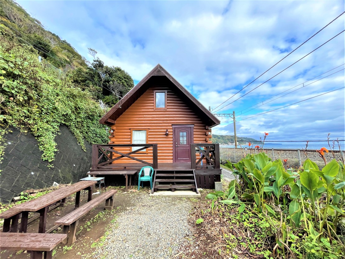 ログハウス　フリージアⅡ｜静岡県・東伊豆｜BBQ場