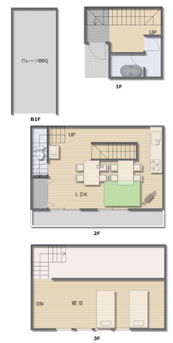 パンプキンハウス｜静岡県・熱海｜間取図