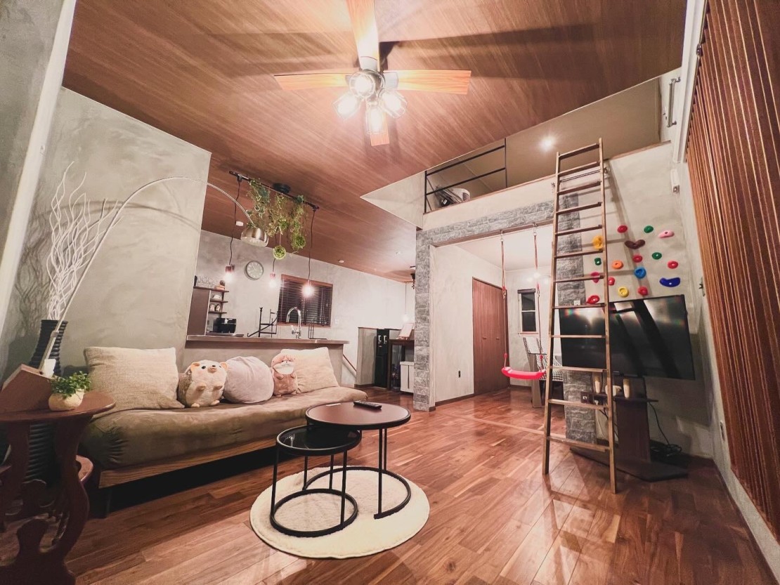 静岡県 伊豆高原のコテージ｜サウナ付プライベートヴィラ！！　グラッチェ伊豆の写真：LDM