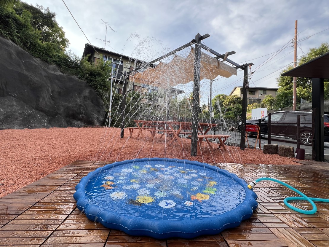 サウナ付プライベートヴィラ！！　グラッチェ伊豆｜静岡県・伊豆高原｜BBQスペース