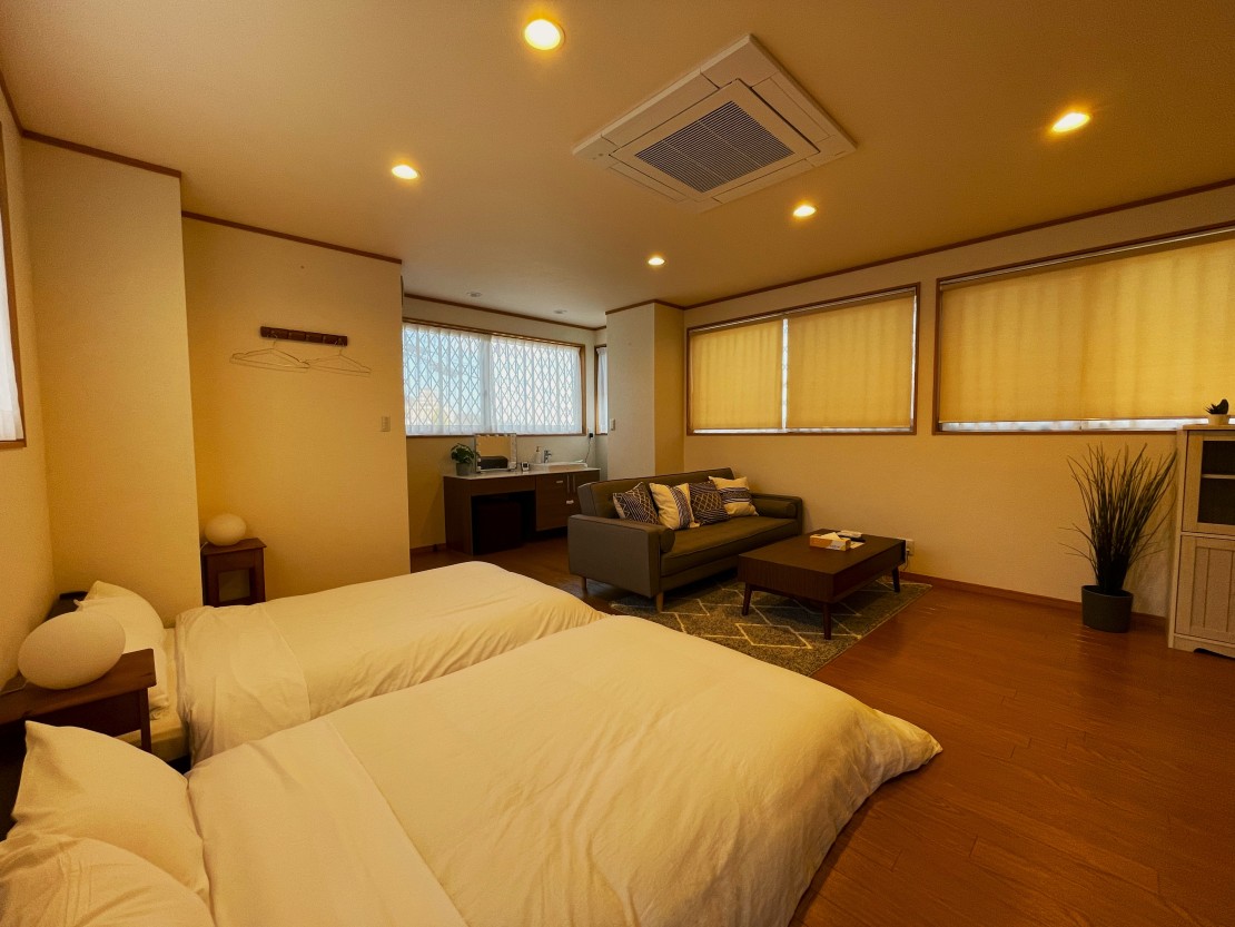 チヨックス西熱海｜静岡県・熱海｜1F客室　セミダブル2台