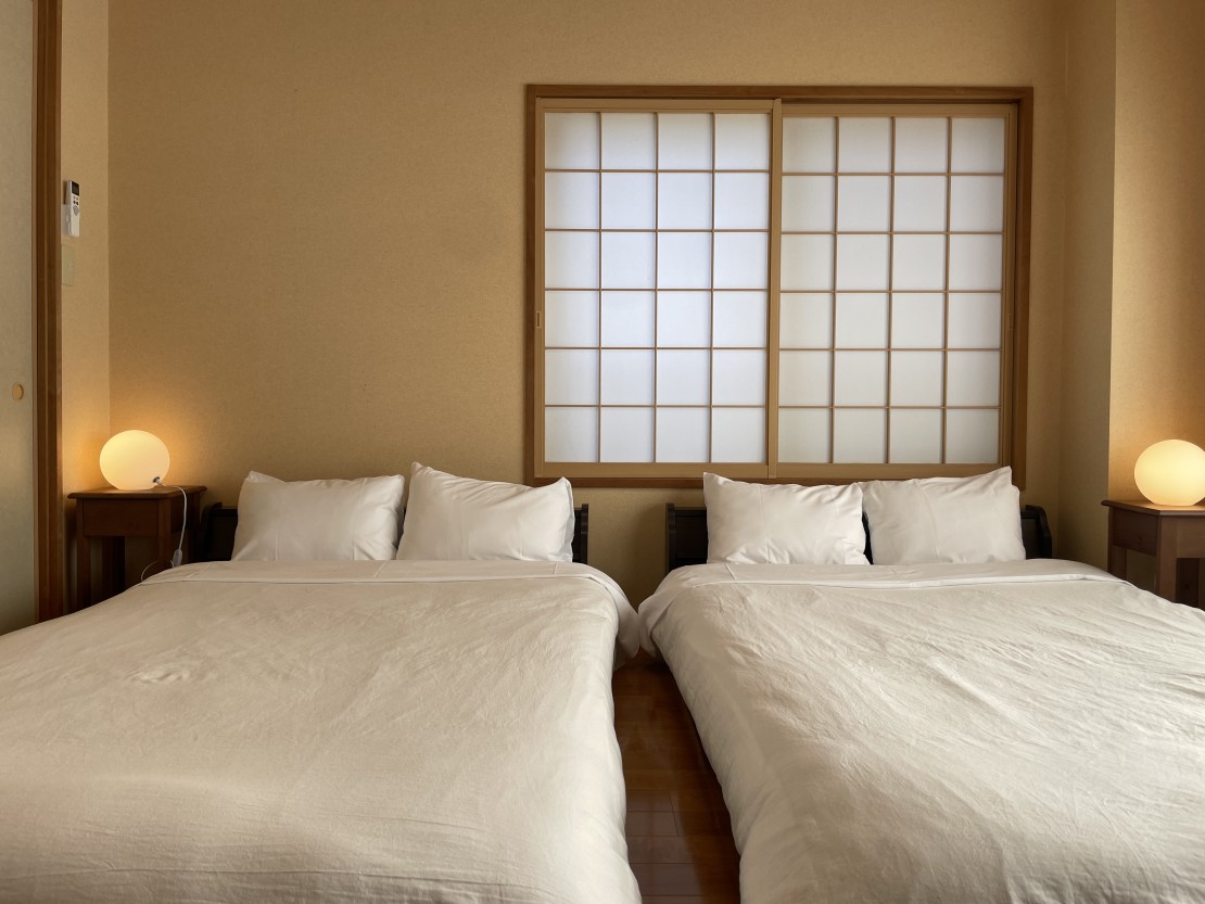 チヨックス西熱海｜静岡県・熱海｜3F客室（ベットルーム）セミダブル2台