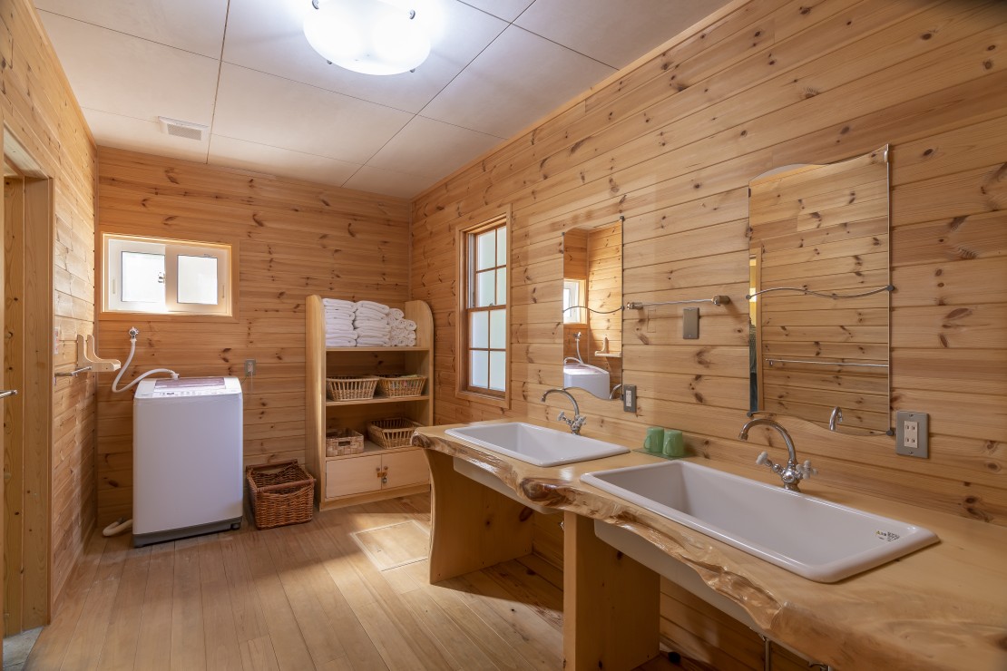 久右衛門　母屋棟｜千葉県・九十九里・銚子｜洗面&脱衣所