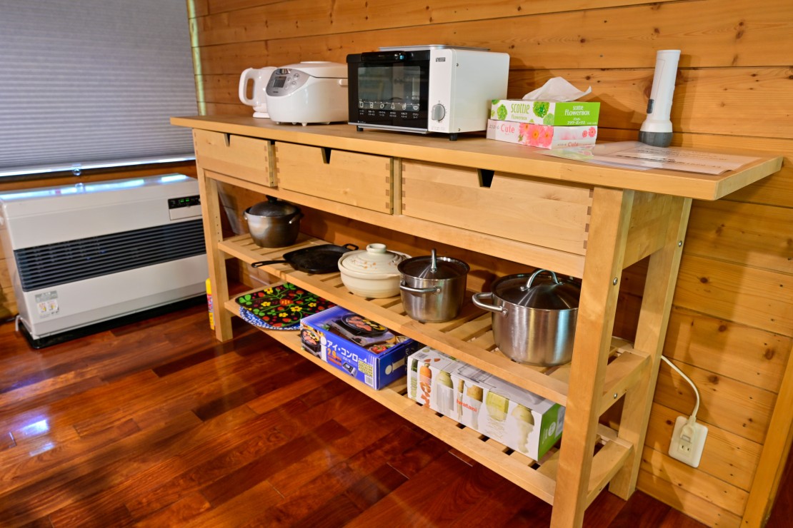 レンタルBESSOU2nd｜群馬県・北軽井沢・嬬恋・万座｜調理器具も充実