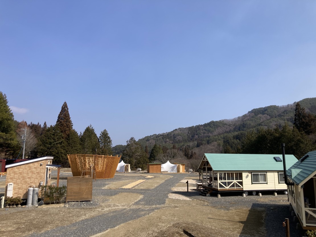 Stella Snow Campia 南信州　星空グランピング　“TINY HOUSE C”｜長野県・伊那・駒ヶ根・飯田・昼神｜全景(0308)
