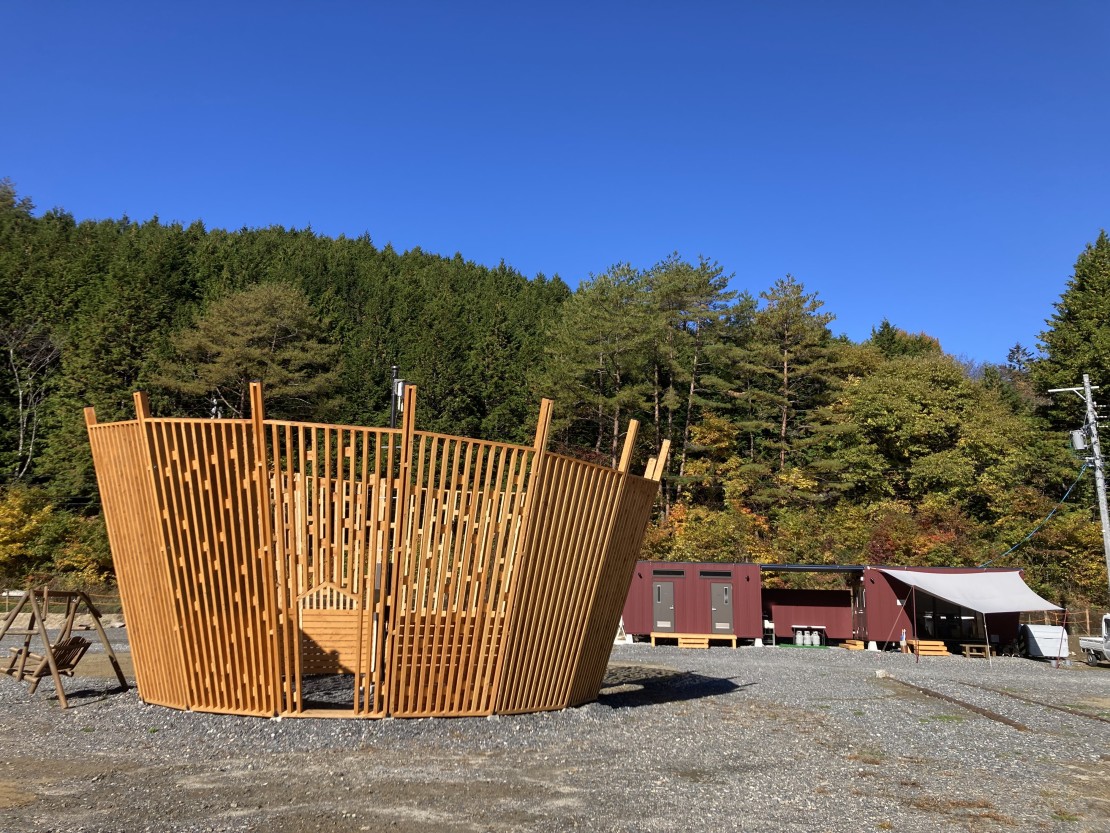 Stella Snow Campia 南信州　星空グランピング　“TINY HOUSE C”｜長野県・伊那・駒ヶ根・飯田・昼神｜ラウンジ／ODシアター(1103)