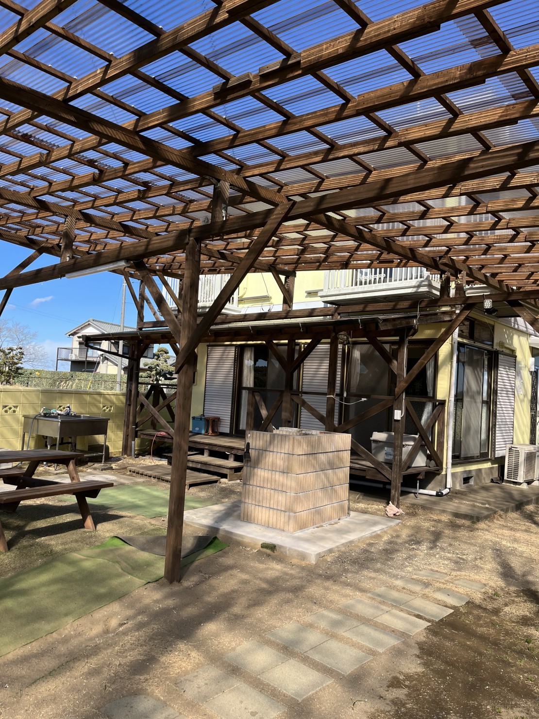 憩いの家　ふらっと別館　木戸浜｜千葉県・九十九里・銚子｜バーベキューの炉設置