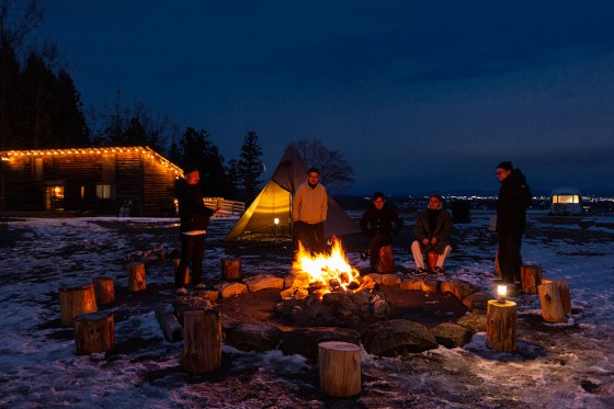 福島県 郡山のグランピング｜1日1組限定　プライベートキャンプ場響きの森：大人数