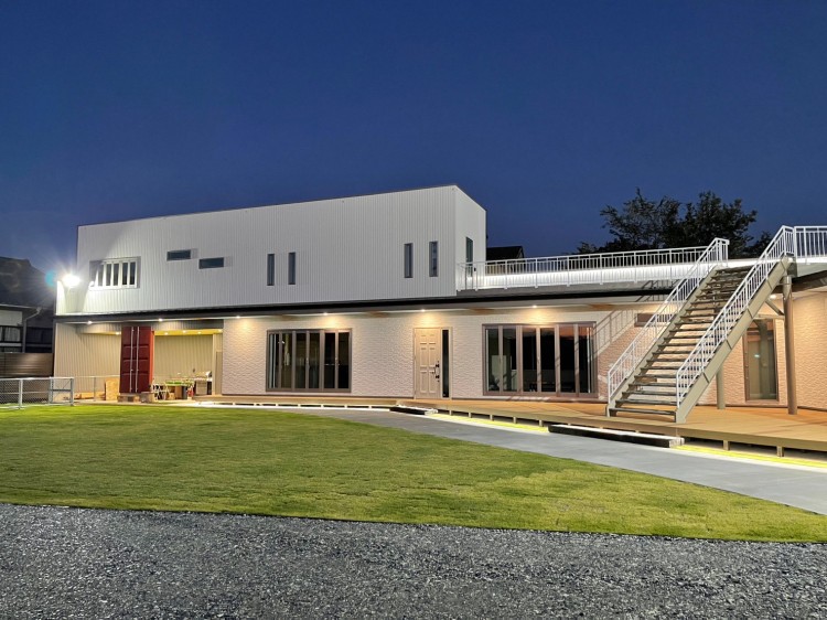 静岡県 磐田・袋井・掛川のコテージ｜カネトヨベースの写真：300坪の敷地をグループで独り占め！