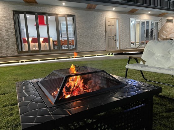 静岡県 磐田・袋井・掛川の貸別荘・コテージ｜カネトヨベース：焚き火OK