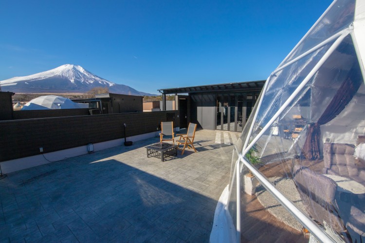 山梨県 山中湖・忍野のグランピング｜全室富士山ビュー　ビジョングランピングリゾート山中湖の写真：全室富士山ビュー