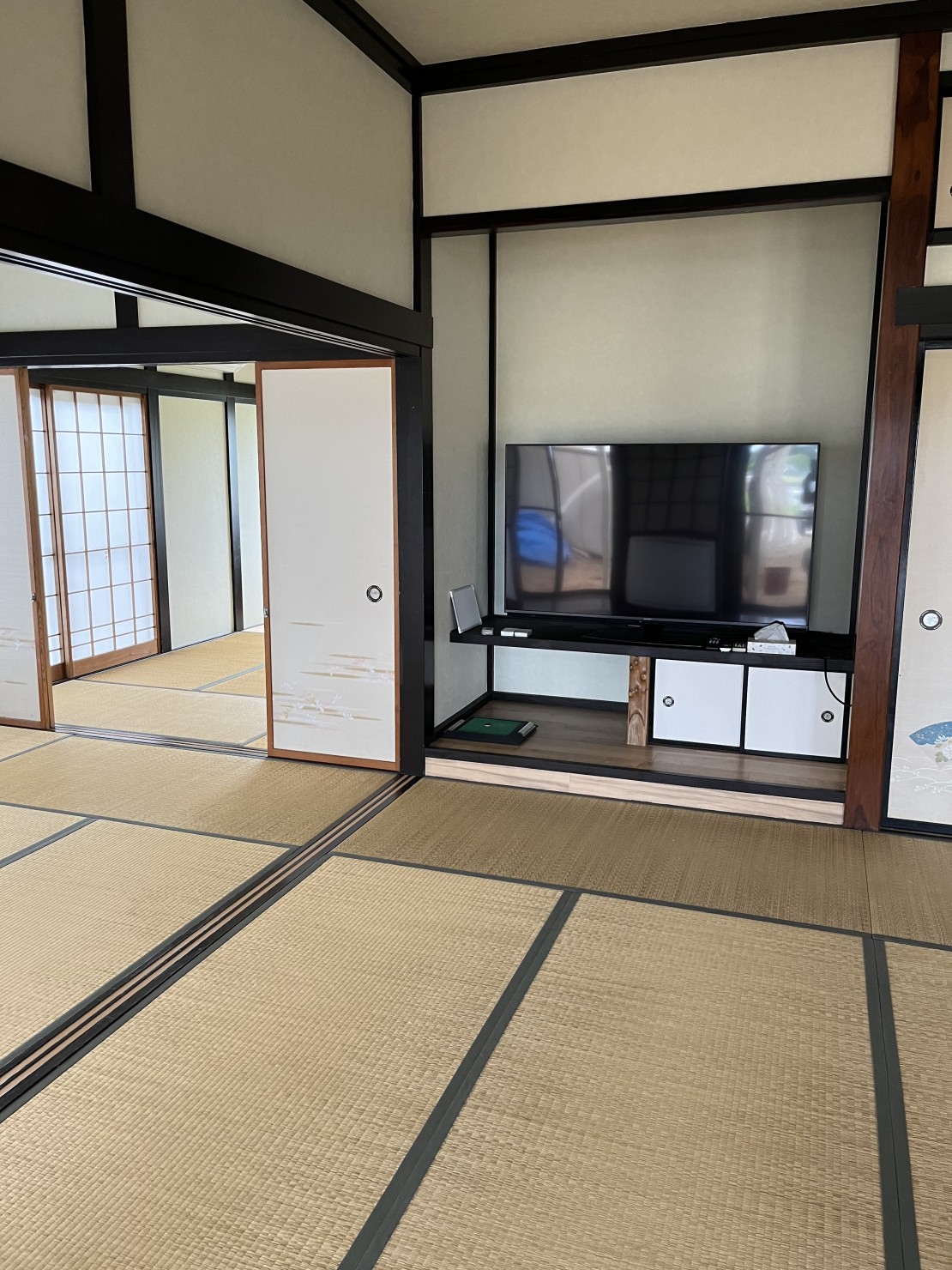 憩いの家ふらっと別館和風なコテージ古民家hoo！｜千葉県・九十九里・銚子｜65インチテレビ