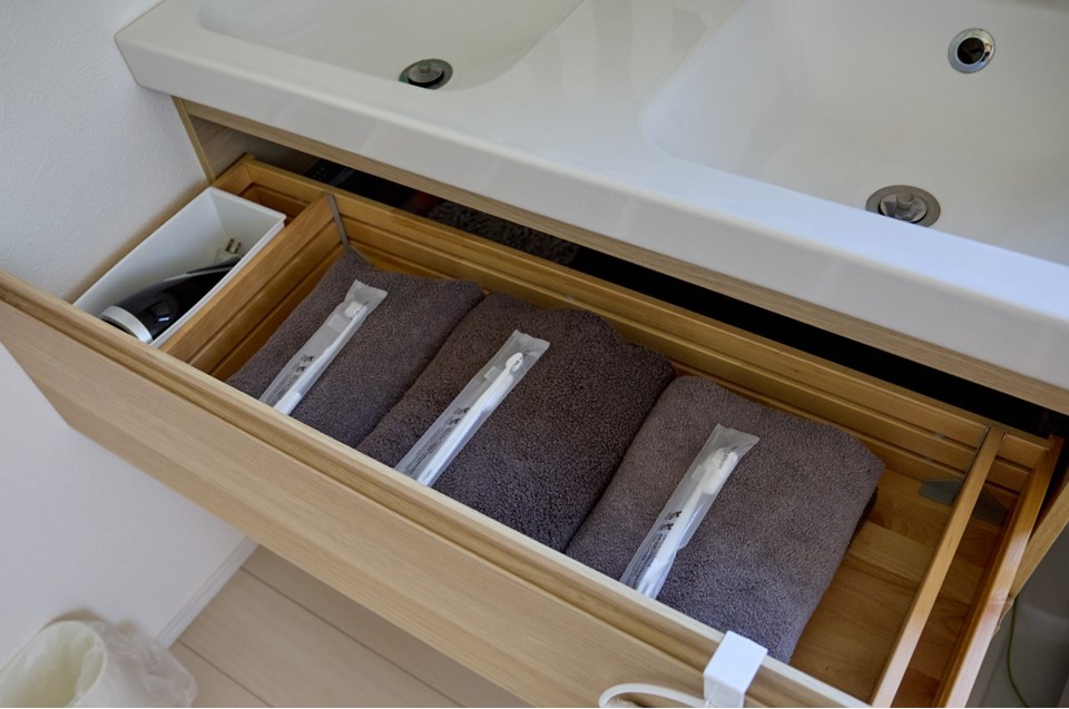 THE Air一宮　-North-　北棟｜千葉県・九十九里・銚子｜人数分のバスタオルをご用意してお待ちしております