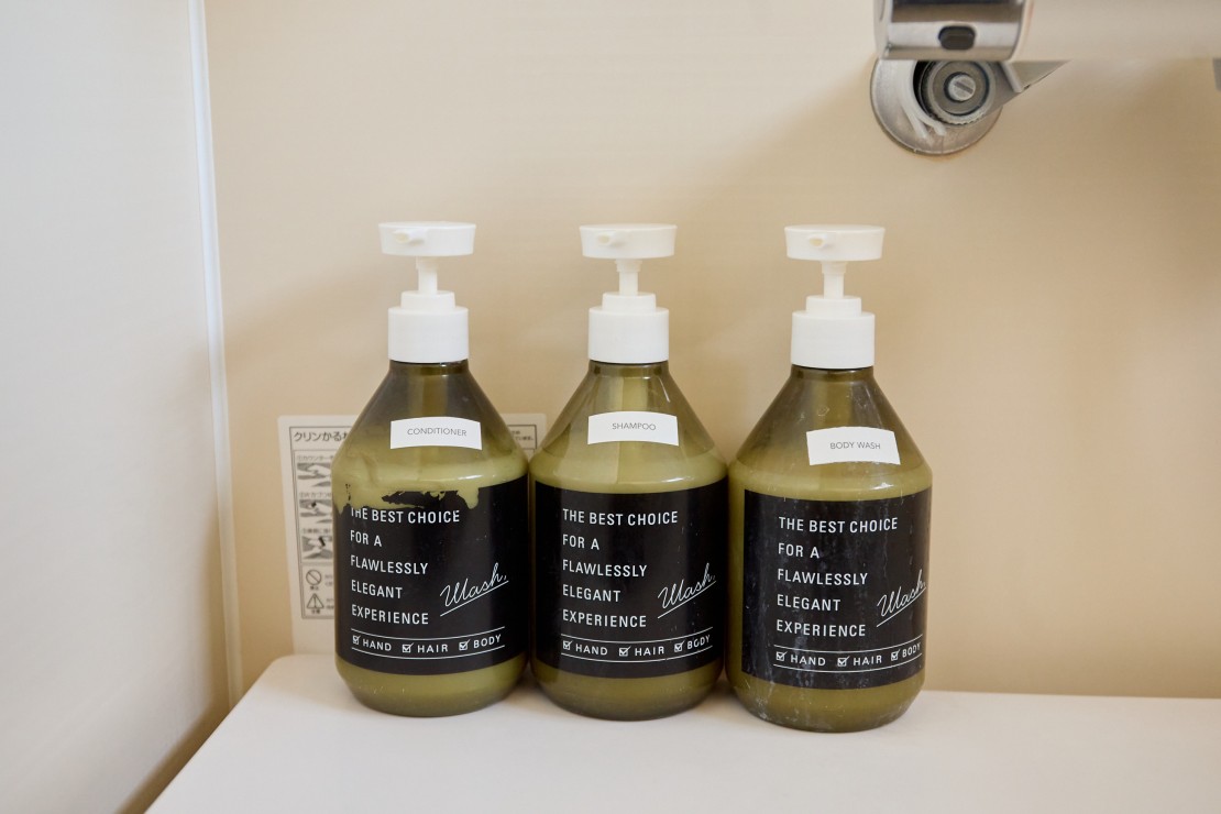 THE Air一宮　-South-　南棟｜千葉県・九十九里・銚子｜シャンプー、リンス、ボディーソープのアメニティもご用意しています