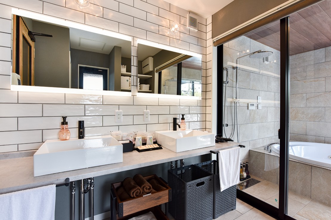 Retreat Villa Aym（リトリート ヴィラ エイム）｜千葉県・館山・南房総｜洗面スペース