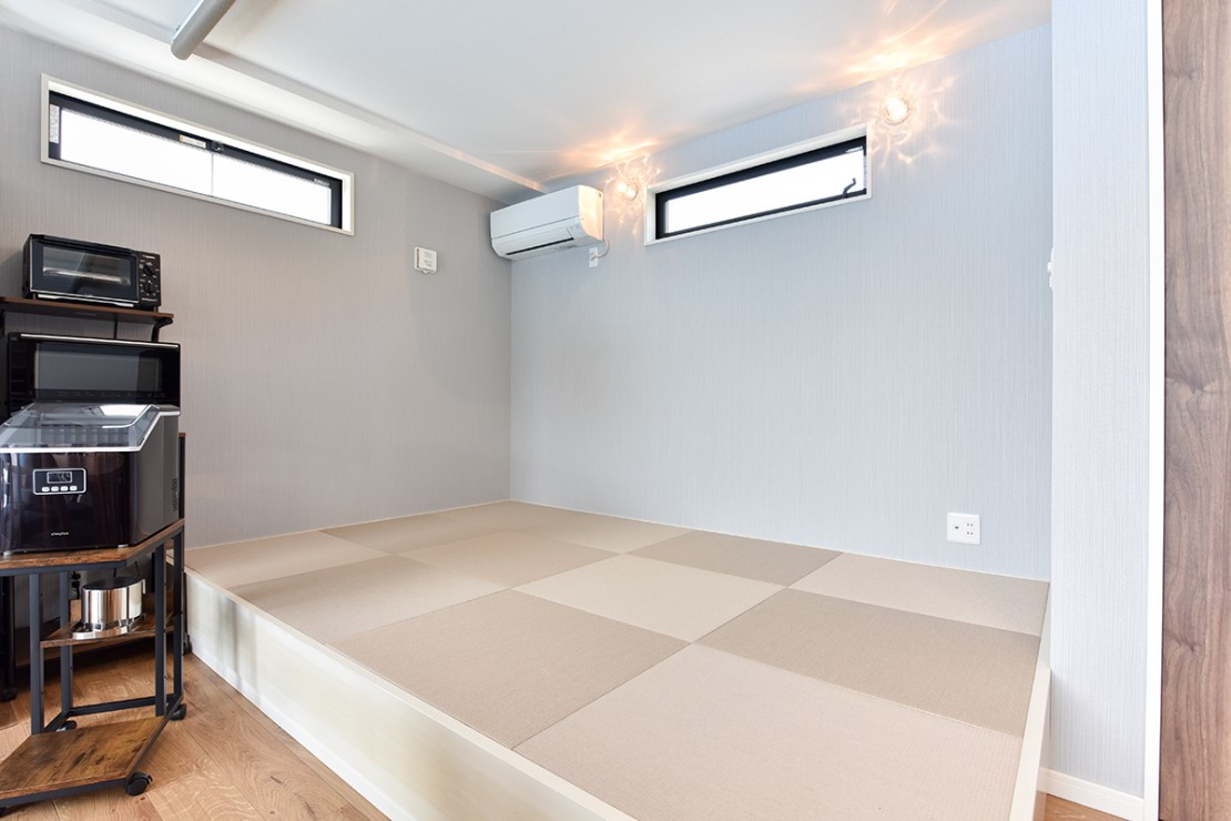 Retreat Villa Aym（リトリート ヴィラ エイム）｜千葉県・館山・南房総｜畳スペース 敷布団２組ご用意ございます