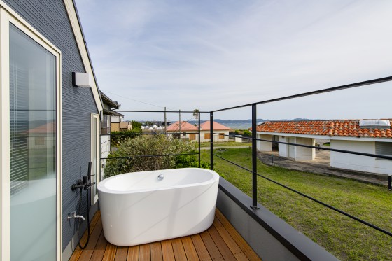 千葉県 館山・南房総の貸別荘・コテージ｜Dog Villa SAMPO（ドッグ ヴィラ サンポ）：露天風呂