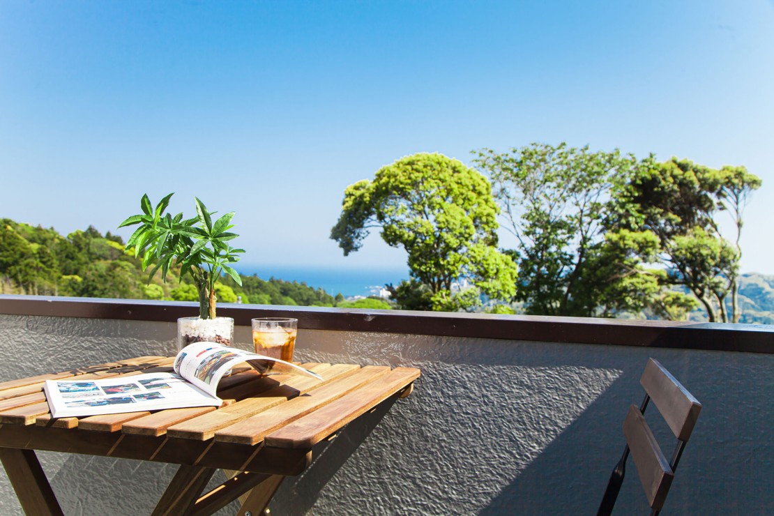 千葉県 勝浦・鴨川のコテージ｜風の庵の写真：海の見える日常へ。