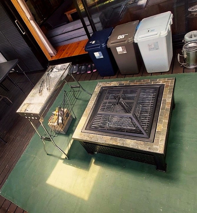 露天風呂付貸別荘　山樹荘（やまきそう）｜大分県・日田・天ヶ瀬・耶馬渓｜BBQコンロセット・炭6K・網・着火剤など