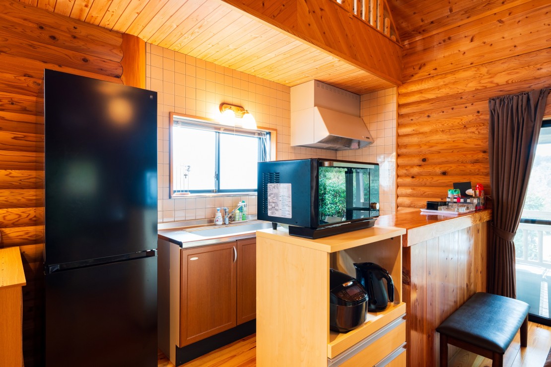 露天風呂付貸別荘　山樹荘（やまきそう）｜大分県・日田・天ヶ瀬・耶馬渓｜オーブンレンジなどの家電も色々と…