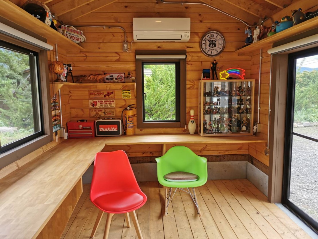 ふじやまべーす｜山梨県・河口湖・西湖・富士吉田・精進湖・本栖湖｜ワークルームはちょっとしたお仕事や読書など使い方は自由♪